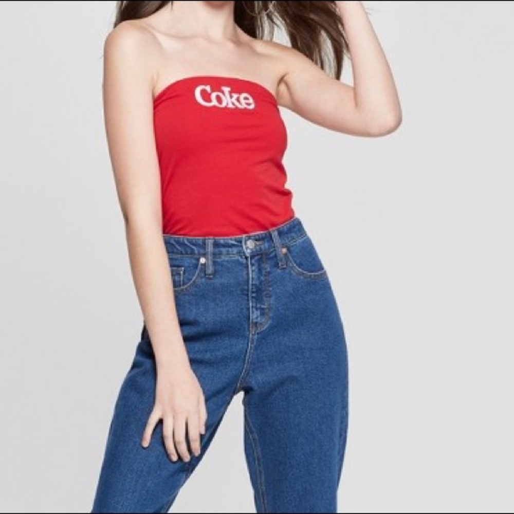 Coca Cola branded tube top